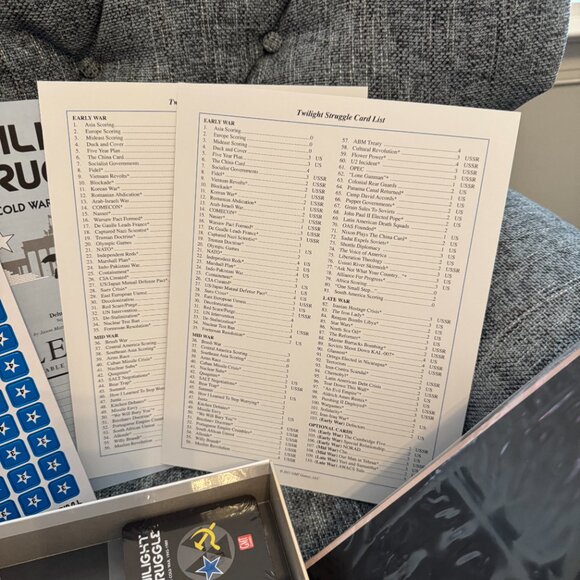 Twilight Struggle (open, unpunched) GMT Games GMT0510-19 - Picture 11 of 15